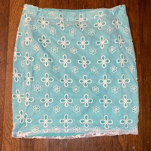 JENNIFER LOPEZ FLOWER SKIRT